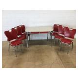Mid Century Formica Top Chrome Plated Kitchen Set