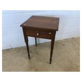 Mixed Wood 1-Drawer Stand