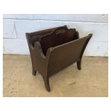Mahogany Magazine Rack