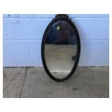 Oval Framed Mirror