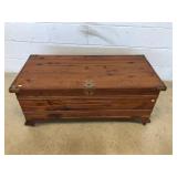 Vtg. Cedar Chest w/ Brass Corners