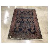 Antique Oriental Floral Rug