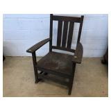 Oak Mission Rocking Chair