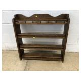 Oak Hanging Display Shelf