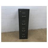 Gray 4-Drawer Metal File Cabinet