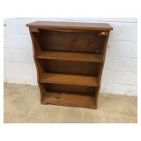 Pine 3-Shelf Bookshelf