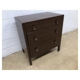 Metal 3-Drawer Dresser