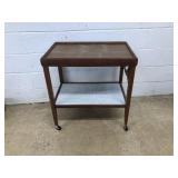 Mahogany Serving Cart