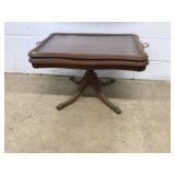 Mahogany Glass Top Table