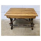 Adirondack Style Footstool