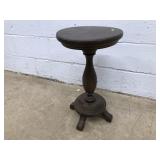 Walnut Circular Plant Stand