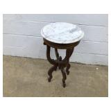 Marble Top Plant Stand