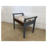 Painted Vanity Bench