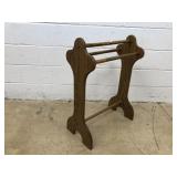 Oak Quilt Rack