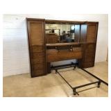Queen Size Headboard w/ Mirror