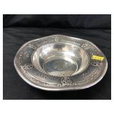 Wallace Sterling Rose Point Bowl