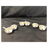 (6) Sterling Silver Salts