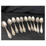 (10) Sterling Silver Spoons