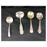 (4) Sterling Silver Serving Spoons