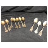 (10) Sterling Silver Spoons