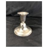 Sterling Silver Candlestick Holder