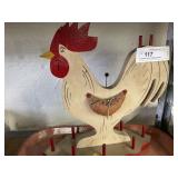 Rooster Form Sewing Stand