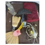 Beaded Purse, Brushes, etc.