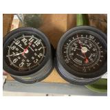 (2) Seth Thomas Clock & Barometer