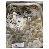 Miniature State Police Badges & Glass Salts