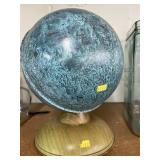 9" Dia Tin Litho Moon