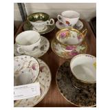 (6) English Cups & Saucers