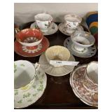 (7) Cups & Saucers