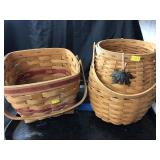(2) Longaberger Baskets