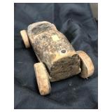 Early 20th Cent. Wood Carved Roadster