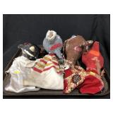 Early Paper Mache Hand Puppets