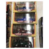 (4) Road Champs 1/43 Scale Die Cast Vehicles