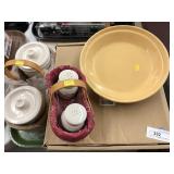 (5) Pcs. Longaberger Pottery