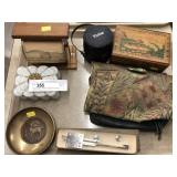 Bureau Box, Purses, Scale, Ash Trays