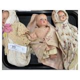 (3) Early Bisque Dolls