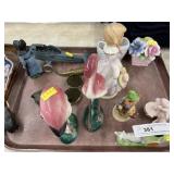 Figurines, Cast Metal Airplane, etc.