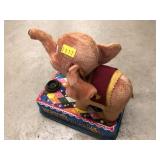 Tin Litho Battery Powered Elephant