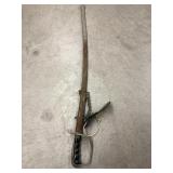 Reenactors Etched Officers Sword