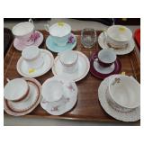 Royal Doulton & Assorted English Cups/Saucers