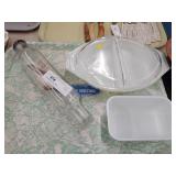 Rolling Pin & 2 Pcs. Pyrex