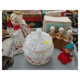 Porcelain & Glass Vtg. Seasonal Decor