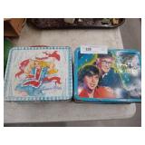 (2) Early Tin Litho Lunch Boxes