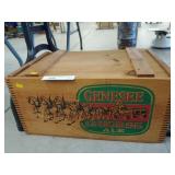 Genesee 12 Horse Ale Wooden Shipping Box