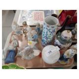 Porcelain Figurines & Japanese Vases