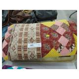 Vtg. Patchwork Quilt Top