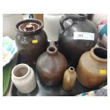 Stoneware Canisters, Jugs, etc.